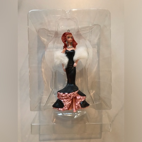 Hallmark Keepsake The Siren Barbie Doll Porcelain Ornament 2010 Club Exclusive - Picture 4 of 9